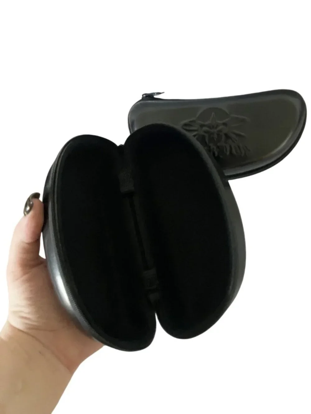 Black Flys Hard Shell Eyewear Case With Zipper Closure - Set Of 2
